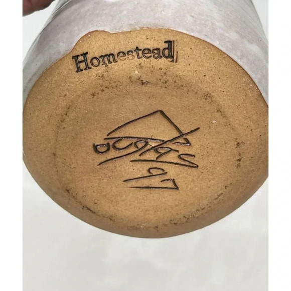 Homestead Hand Made Mug Funny Face Artistic Unique Crafted Drinkware 5.5"x3.75" - Picture 11 of 11